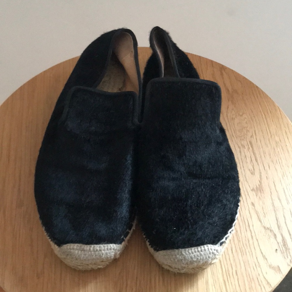 Celine espadrille pony hair slip on size 38